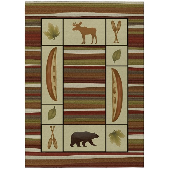 Indoor/Outdoor Excursion EX3 Canyon Washable 10' x 14' Rug