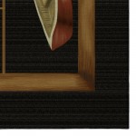 Indoor/Outdoor Excursion EX4 Black Washable 5' x 7'6" Rug