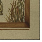 Indoor/Outdoor Excursion EX5 Beige Washable 8' x 10' Rug