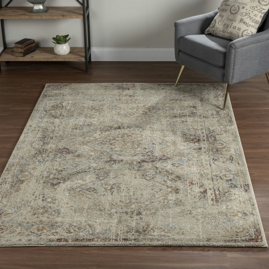 Fresca FC14 Taupe 5'3" x 7'7" Rug