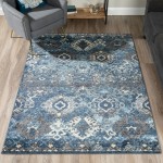 Gala GA10 Navy 3'3" x 5'1" Rug