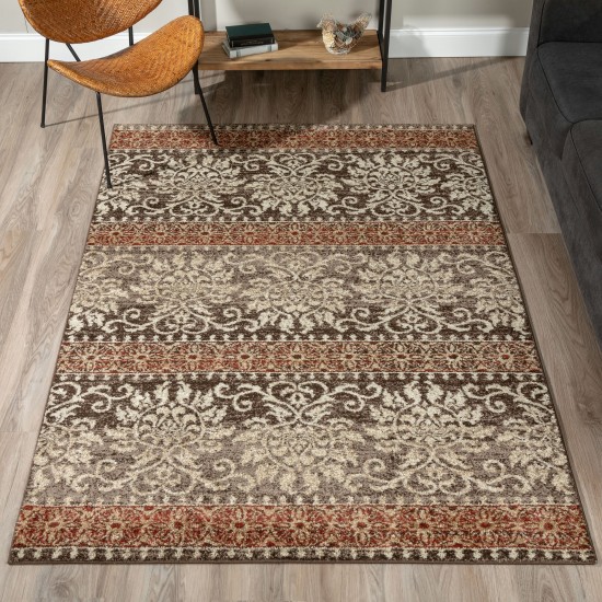 Gala GA6 Chocolate 3'3" x 5'1" Rug