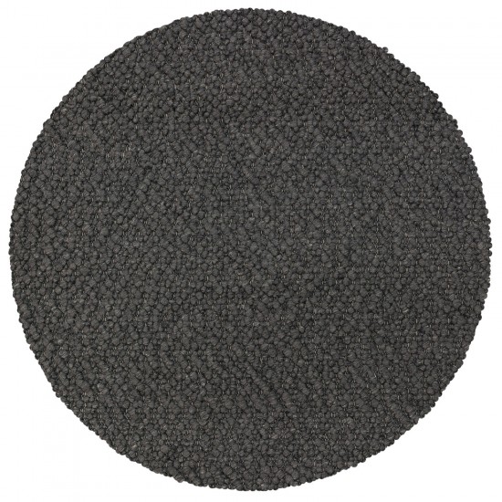 Gorbea GR1 Charcoal 10' x 10' Round Rug