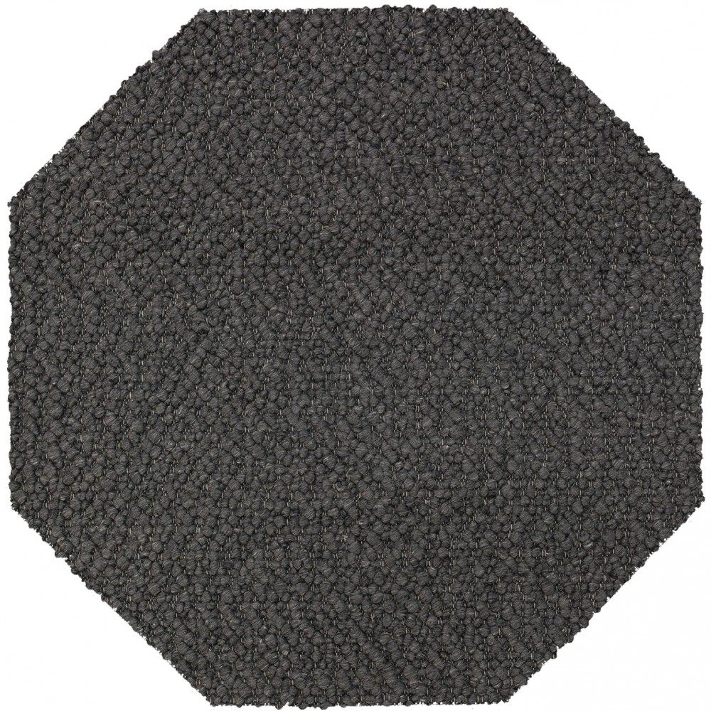 Gorbea GR1 Charcoal 12' x 12' Octagon Rug