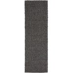 Gorbea GR1 Charcoal 2'6" x 16' Runner Rug