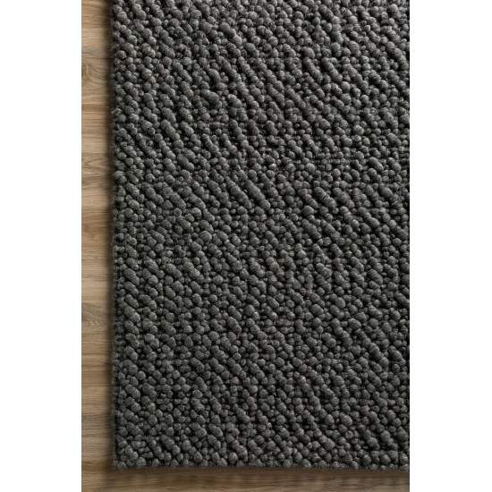 Gorbea GR1 Charcoal 2'6" x 16' Runner Rug