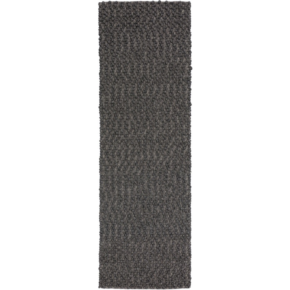 Gorbea GR1 Charcoal 2'6" x 20' Runner Rug Gorbea GR1 Charcoal 2'6" x 20' Runner Rug