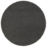 Gorbea GR1 Charcoal 4' x 4' Round Rug