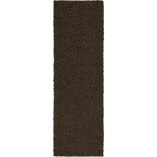 Gorbea GR1 Chocolate 2'3" x 7'6" Runner Rug