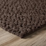 Gorbea GR1 Chocolate 2'3" x 7'6" Runner Rug