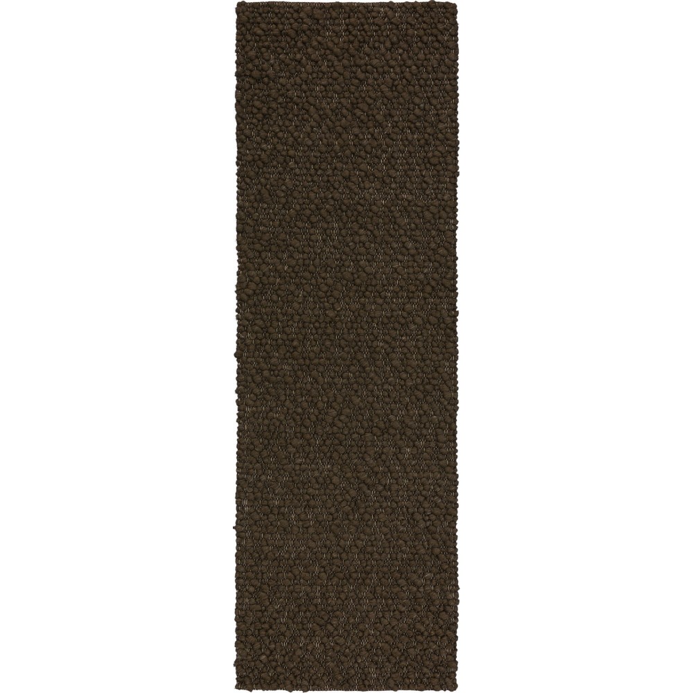 Gorbea GR1 Chocolate 2'6" x 10' Runner Rug