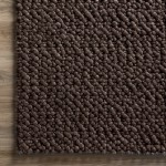 Gorbea GR1 Chocolate 2'6" x 12' Runner Rug