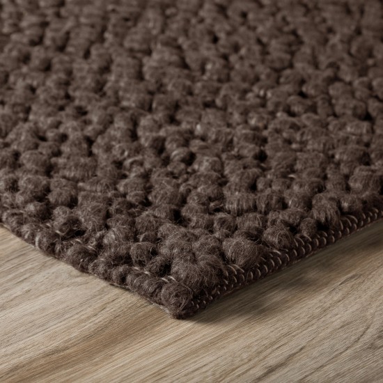 Gorbea GR1 Chocolate 2'6" x 12' Runner Rug