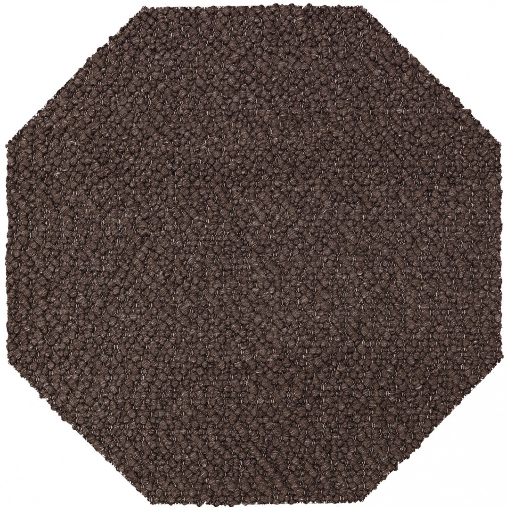 Gorbea GR1 Chocolate 4' x 4' Octagon Rug