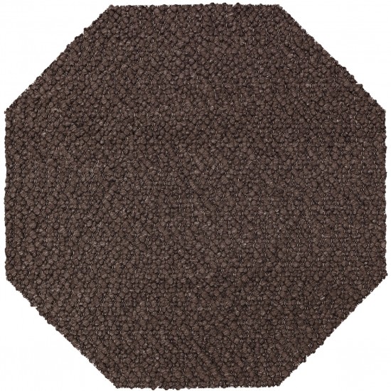 Gorbea GR1 Chocolate 6' x 6' Octagon Rug