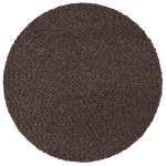 Gorbea GR1 Chocolate 6' x 6' Round Rug