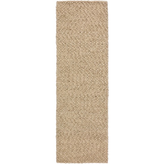 Gorbea GR1 Latte 2'6" x 10' Runner Rug