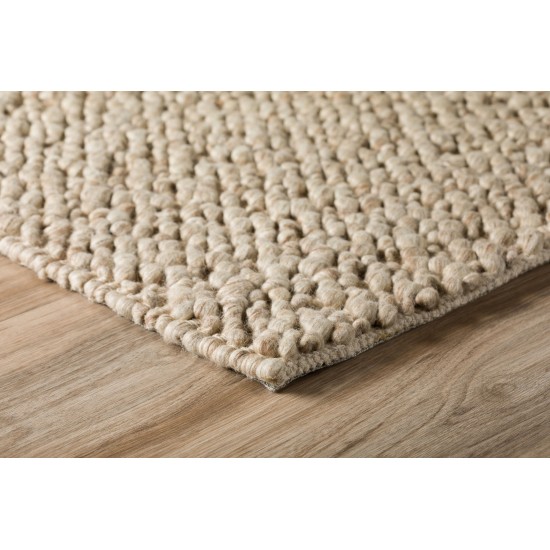 Gorbea GR1 Latte 2'6" x 10' Runner Rug