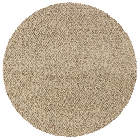 Gorbea GR1 Latte 4' x 4' Round Rug