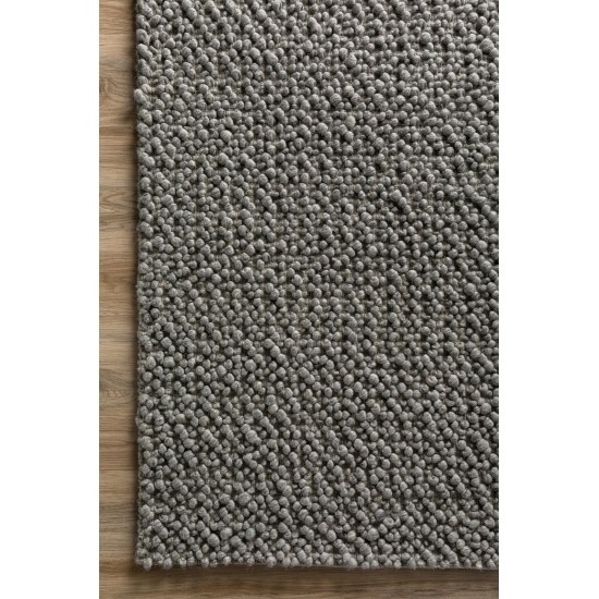 Gorbea GR1 Pewter 2'6" x 10' Runner Rug