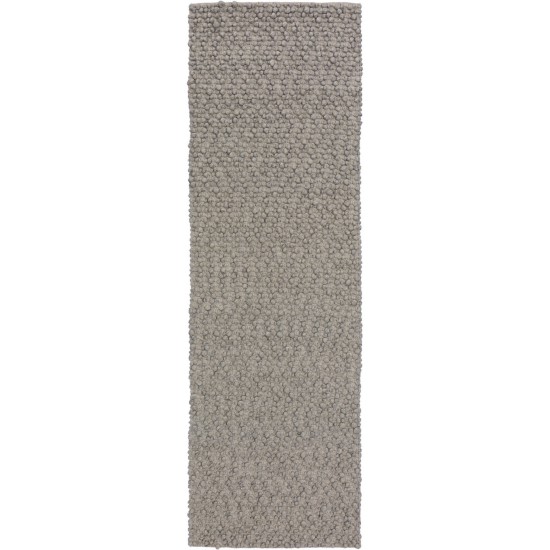 Gorbea GR1 Silver 2'6" x 10' Runner Rug