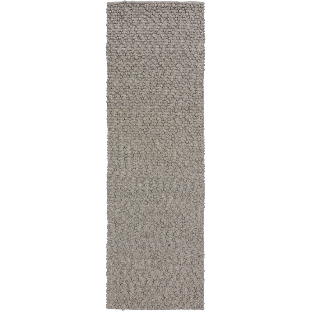 Gorbea GR1 Silver 2'6" x 16' Runner Rug