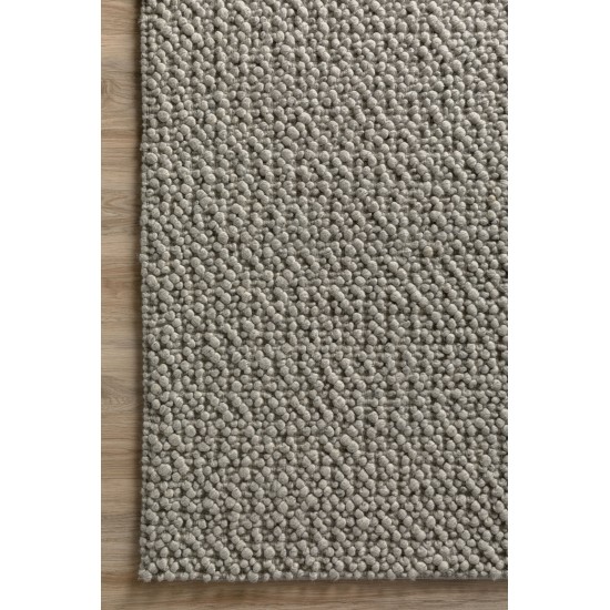 Gorbea GR1 Silver 2'6" x 16' Runner Rug