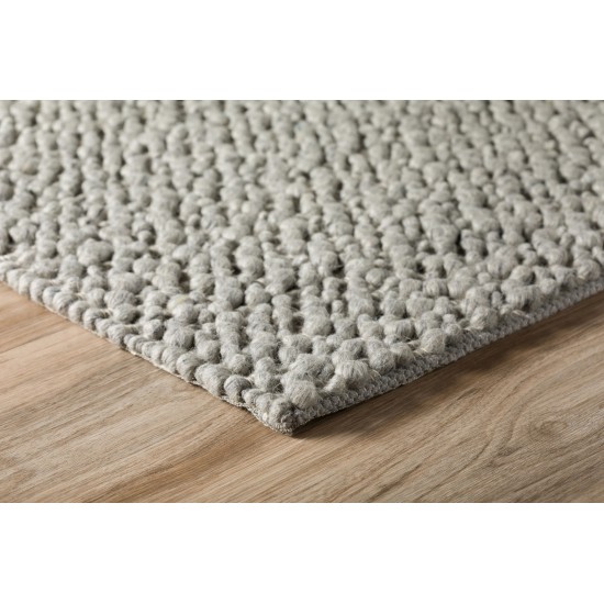 Gorbea GR1 Silver 2'6" x 16' Runner Rug