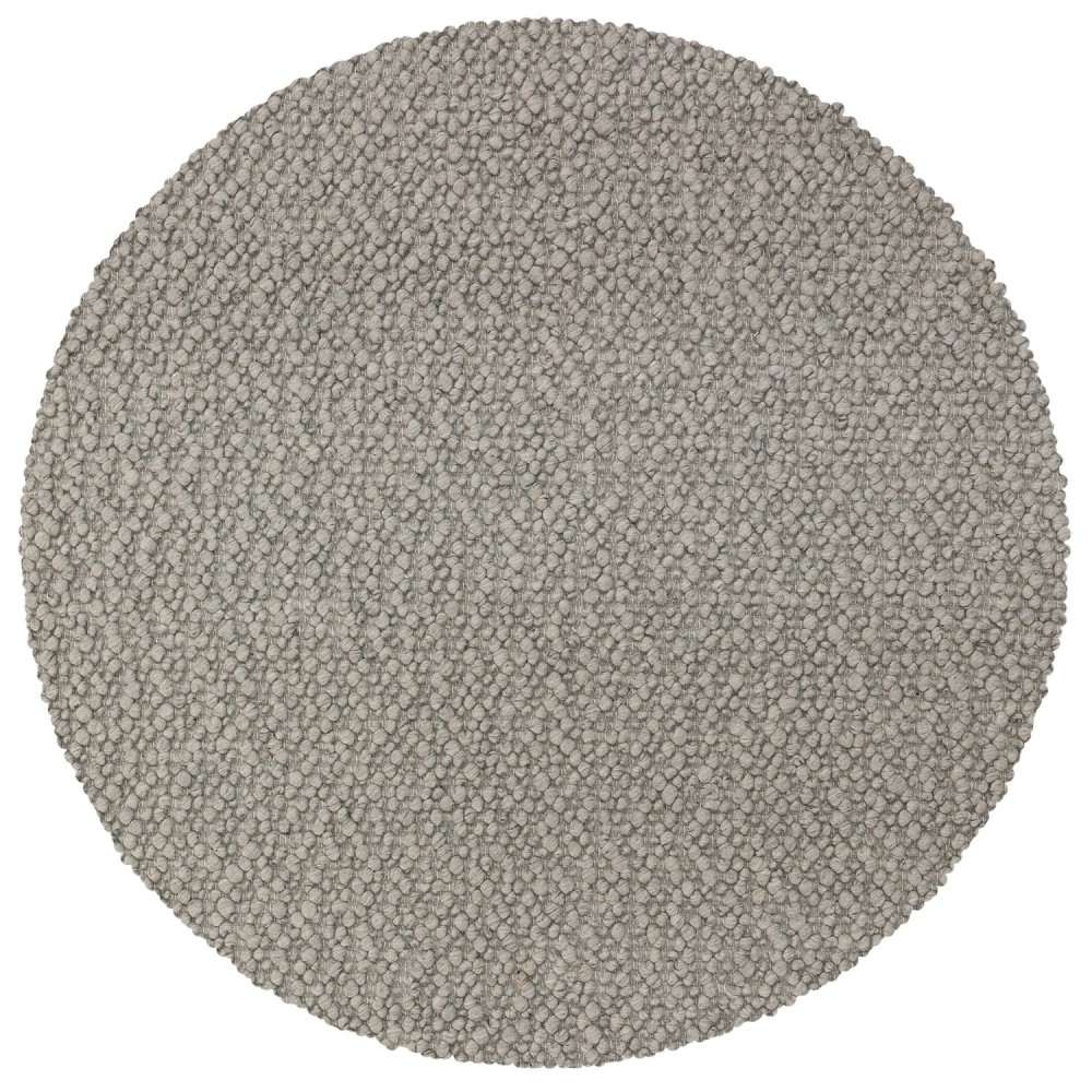 Gorbea GR1 Silver 4' x 4' Round Rug Gorbea GR1 Silver 4' x 4' Round Rug