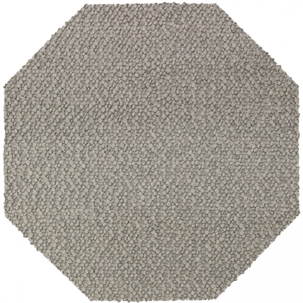 Gorbea GR1 Silver 8' x 8' Octagon Rug