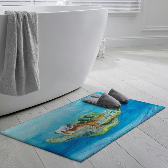 Indoor/Outdoor Harbor HA3 Ocean Washable 1'8" x 2'6" Rug