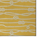 Indoor/Outdoor Harbor HA7 Gold Washable 1'8" x 2'6" Rug