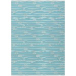 Indoor/Outdoor Harbor HA7 Lagoon Washable 10' x 14' Rug