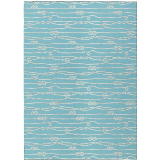 Indoor/Outdoor Harbor HA7 Lagoon Washable 10' x 14' Rug