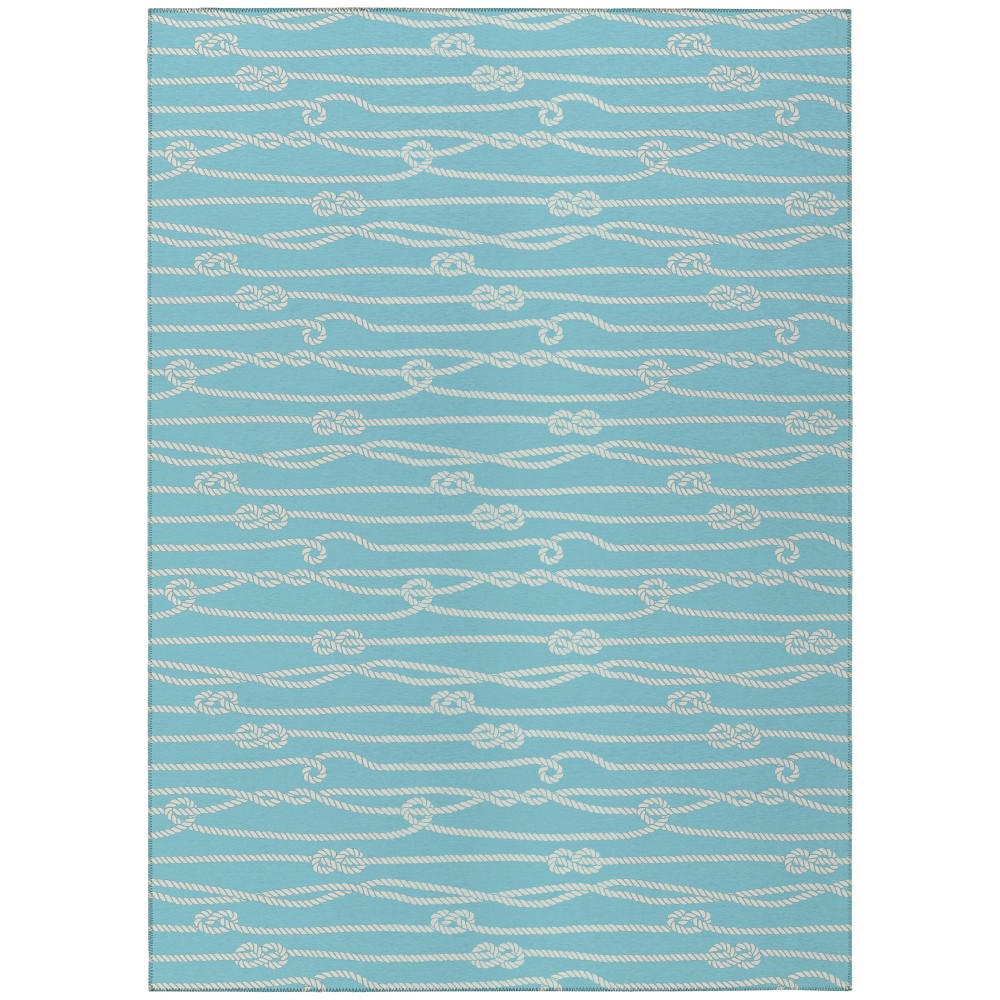 Indoor/Outdoor Harbor HA7 Lagoon Washable 10' x 14' Rug