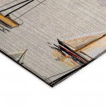 Indoor/Outdoor Harbor HA8 Ivory Washable 8' x 10' Rug