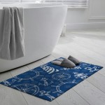 Indoor/Outdoor Harbor HA9 Navy Washable 1'8" x 2'6" Rug