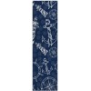 Indoor/Outdoor Harbor HA9 Navy Washable 2'3" x 7'6" Runner Rug