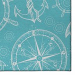 Indoor/Outdoor Harbor HA9 Ocean Washable 9' x 12' Rug