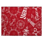 Indoor/Outdoor Harbor HA9 Red Washable 1'8" x 2'6" Rug