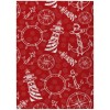 Indoor/Outdoor Harbor HA9 Red Washable 9' x 12' Rug