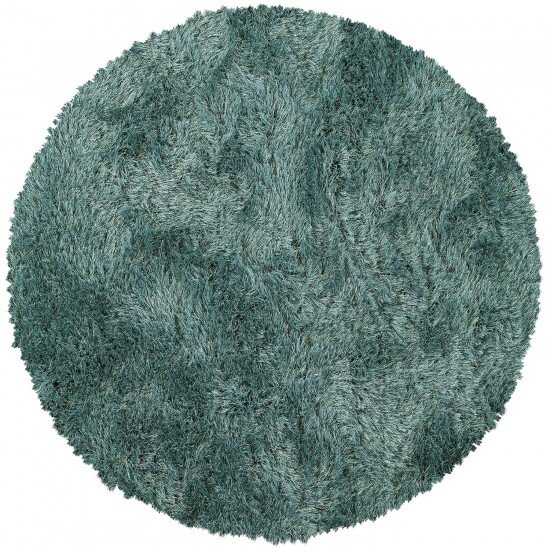 Impact IA100 Teal 10' x 10' Round Rug