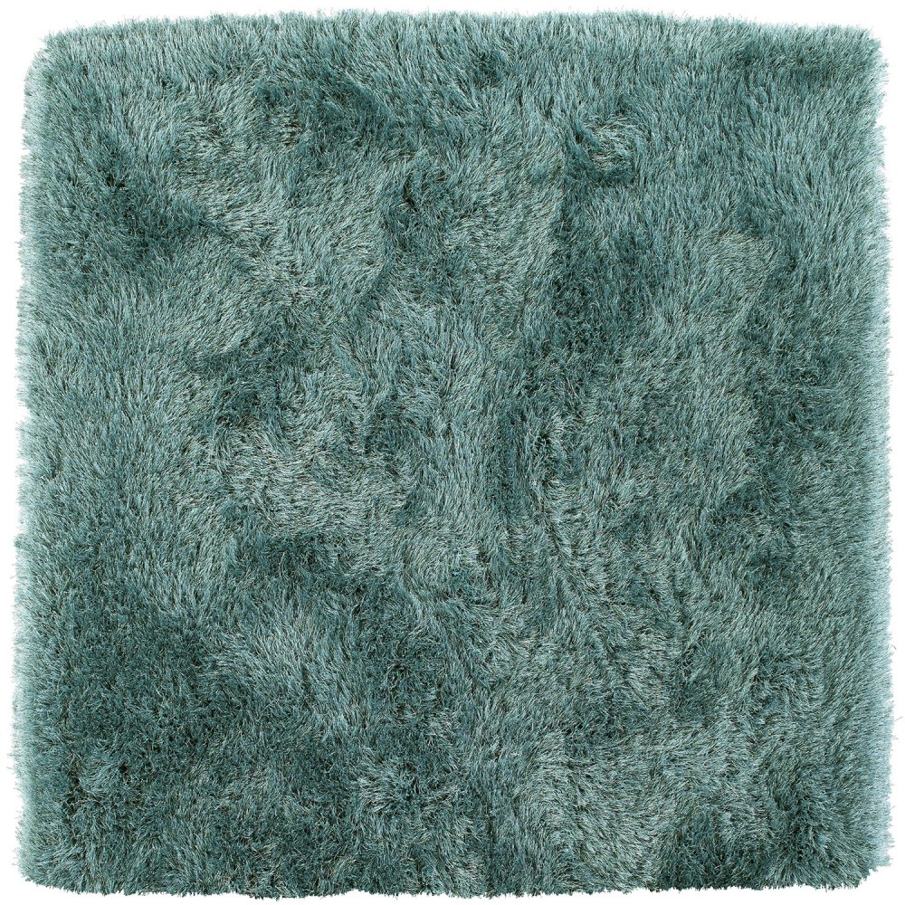 Impact IA100 Teal 4' x 4' Square Rug