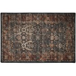Jericho JC1 Charcoal 2' x 3' Rug