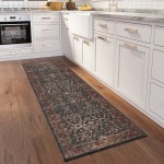 Jericho JC1 Charcoal 2'6" x 8' Runner Rug