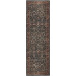 Jericho JC1 Charcoal 2'6" x 12' Runner Rug