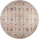 Jericho JC1 Ivory 4' x 4' Round Rug