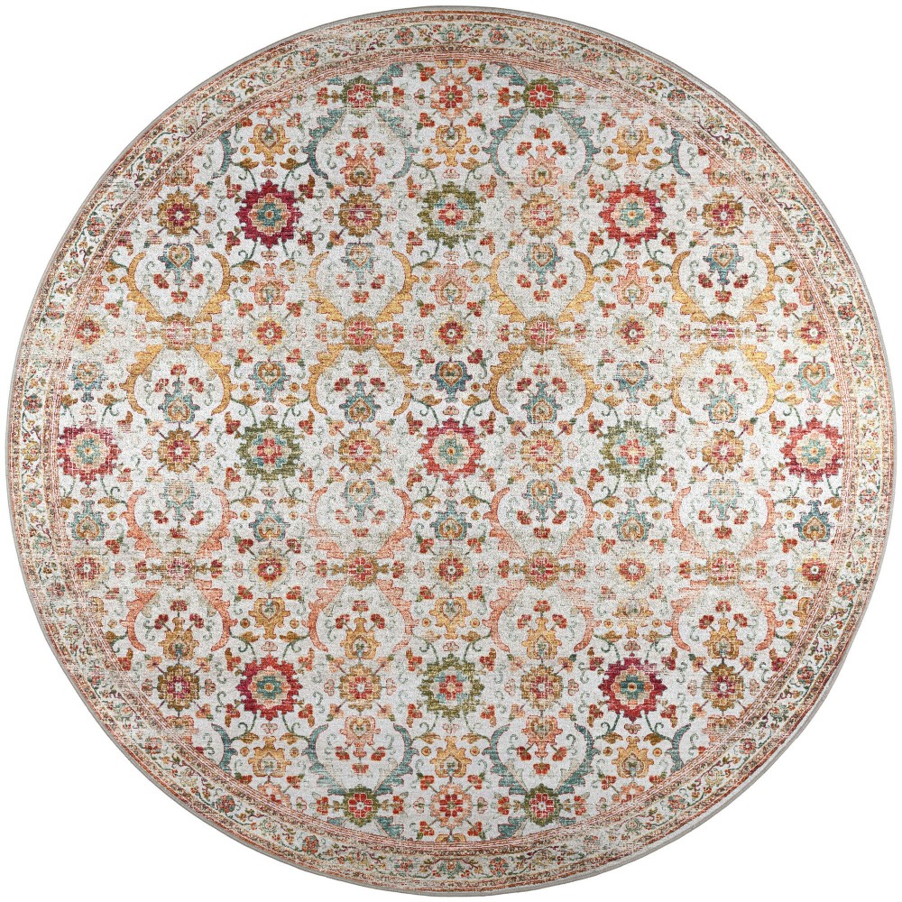 Jericho JC1 Ivory 6' x 6' Round Rug