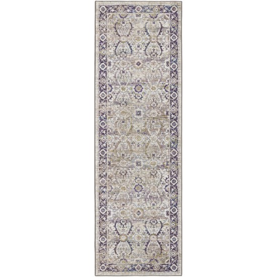 Jericho JC1 Oyster 2'6" x 8' Runner Rug