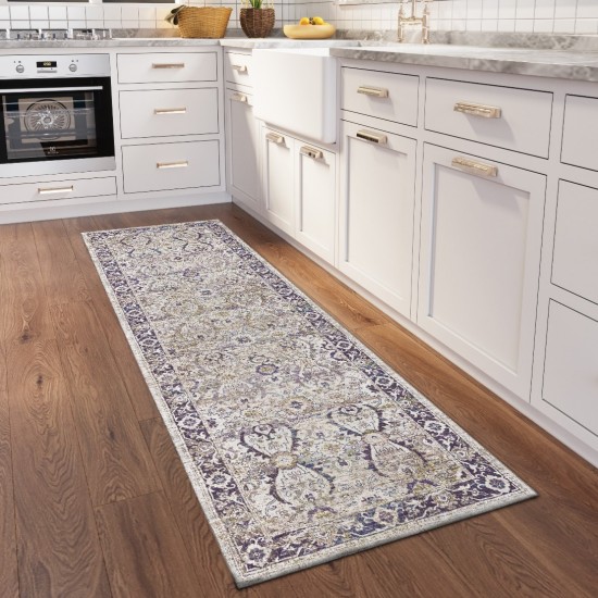 Jericho JC1 Oyster 2'6" x 8' Runner Rug